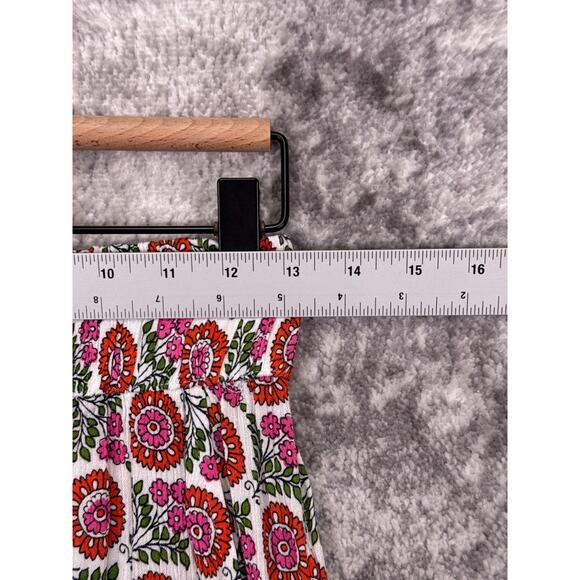 New Boden Pants US 6 Womens Crinkle Wide Leg Trouser Floral Motif - Picture 3 of 7